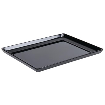 Plateau en mélamine APS Float noir GN 1/2