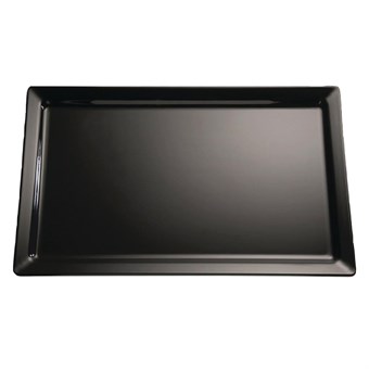 Plateau en mélamine APS Pure noir GN1/1