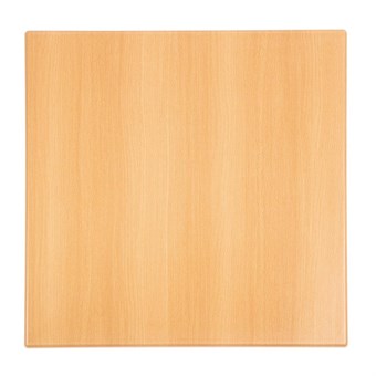 Plateau de table carré Bolero effet hêtre 700mm