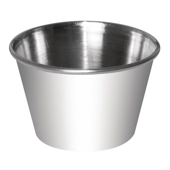 Pots à sauce en acier inoxydable Olympia 70ml (Lot de 12)