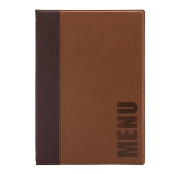 Protège-menus contemporain Securit marron clair
