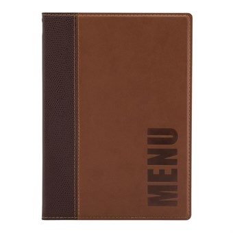 Protège-menus contemporain Securit marron clair