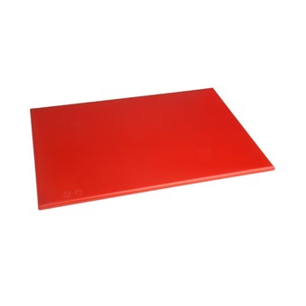 Planche à découper haute densité Hygiplas rouge