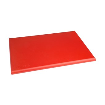 Planche à découper extra large haute densité Hygiplas rouge