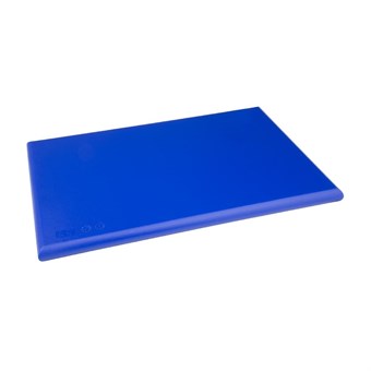 Planche à découper extra large haute densité Hygiplas bleue