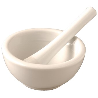 Pilon et mortier en porcelaine Vogue 150mm