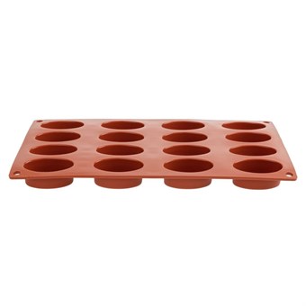 Plaque 16 ovales en silicone Pavoni Formaflex