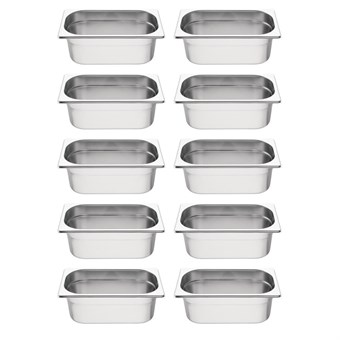 Lot de 10 bacs GN1/4 Vogue