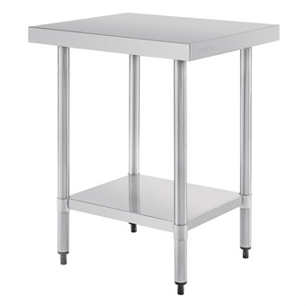 Table de préparation en acier inoxydable sans dosseret Vogue 600(P)mm