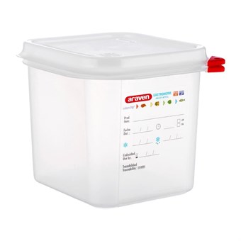 Boîte alimentaire GN 1/6 Araven 2,6L (Lot de 4)