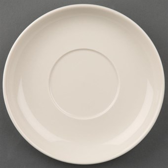 Soucoupe pour tasse à cappuccino Ivory 282ml Olympia (Lot de 12)