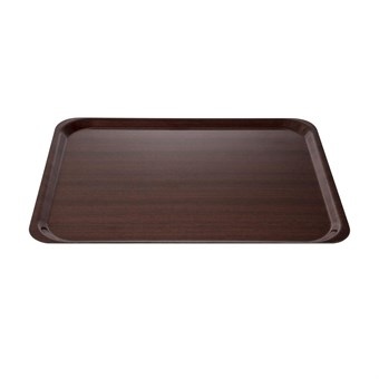 Plateau stratifié lisse Capri Cambro acajou 