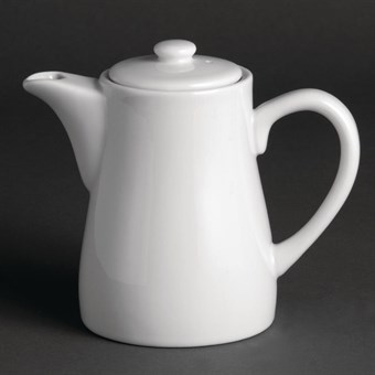 Cafetière Olympia Whiteware 310ml (Lot de 4)