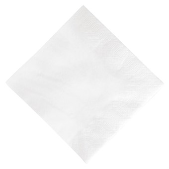 Serviettes ouate blanches Duni 330mm (Lot de 1000)