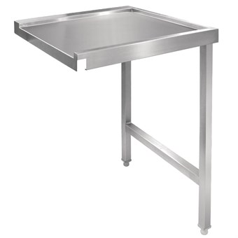 Table de sortie droite pour lave-vaisselle à capot Vogue 600mm