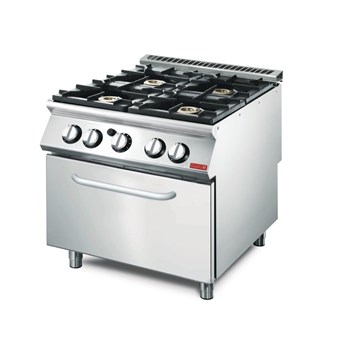 Fourneau gaz sur four à gaz Gastro M 70/80 CFGB