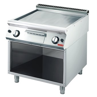 Plancha gaz plaque lisse chromée 70/80 FTGS-FR Gastro M 700