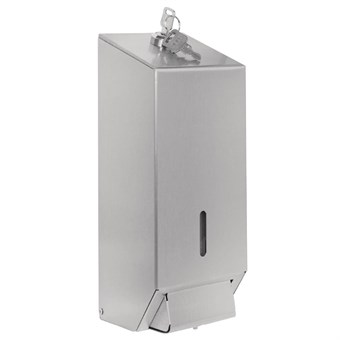 Distributeur de savon liquide en acier inoxydable Jantex 1 litre