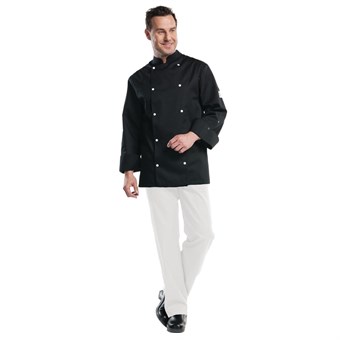 Veste de cuisine mixte Chaud Devant Firenze noire XXL