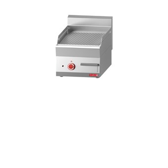 Plancha électrique plaque rainurée 65/40 FTRE Gastro M 650