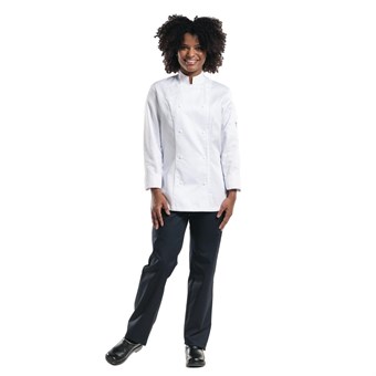 Pantalon de cuisinier stretch femme Chaud Devant Skinny noir