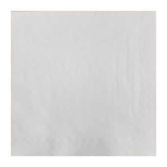 Serviettes de table en papier blanches Fasana 330mm (Lot de 1500)