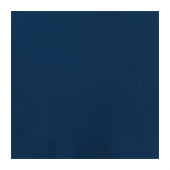 Serviettes de table en papier bleues Fasana 330mm (Lot de 1500)