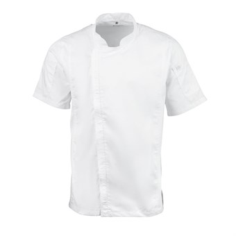 Veste de cuisine mixte Cool Vent Chef Works Urban Springfield blanche