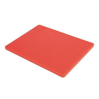 Planche à découper basse densité Hygiplas rouge
