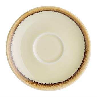 Soucoupe couleur sable Olympia Kiln pour GP328 115mm (Lot de 6)
