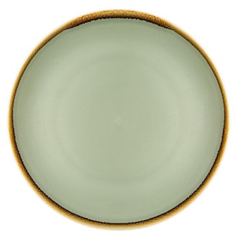 Assiette plate ronde couleur mousse Olympia Kiln 280mm (Lot de 4)