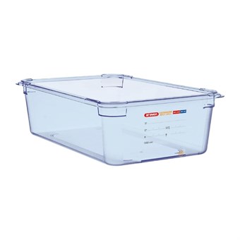 Boîte hermétique bleue en ABS sans BPA Araven GN1/1 150mm