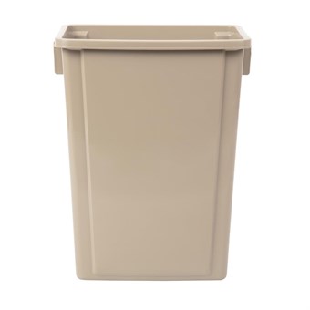 Conteneur de recyclage Nisbets Essentials beige 56L
