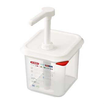 Distributeur de sauce Araven GN 1/6 transparent 2.6L