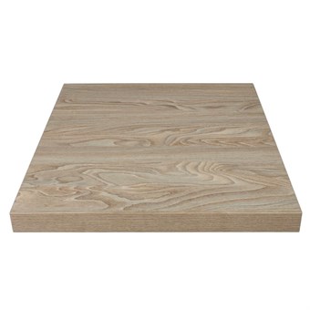 Plateau de table carré Bolero effet bois clair