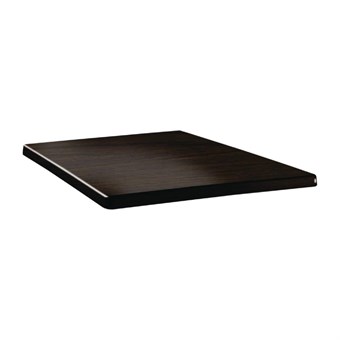 Plateau de table carré Topalit Classic Line wengé
