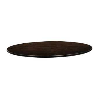 Plateau de table rond Topalit Smartline wengé