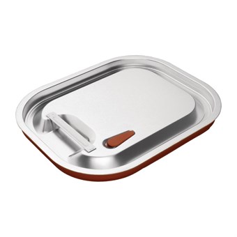 Couvercle hermétique inox et silicone Vogue GN 1/2