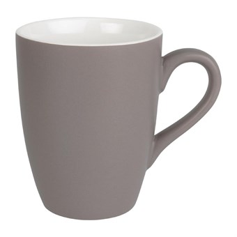Mug pastel mat en porcelaine Olympia gris 320ml 