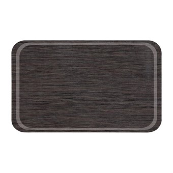 Plateau rond en mélamine Roltex GN1/1 antidérapant 530x325mm wengé