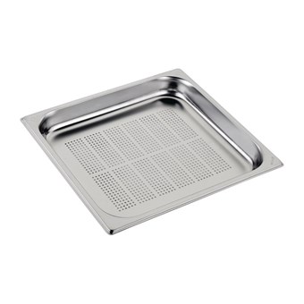 Bac inox perforé GN 2/3 Gastro M profondeur 20mm 