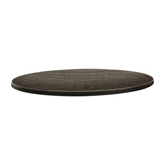 Plateau de table rond Topalit Classic Line timber