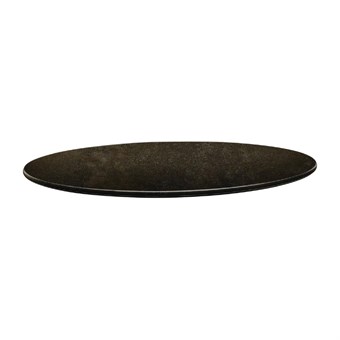 Plateau de table rond Topalit Smartline cyprus metal
