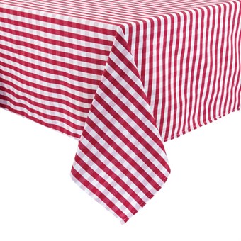 Nappes rouges et blanches Mitre Comfort Gingham 