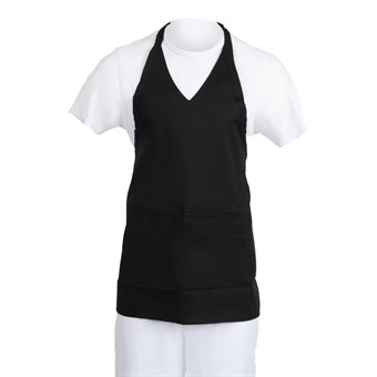 Tablier serveur col en V Whites noir