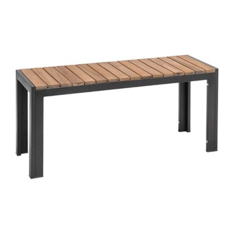 Bancs en acier et acacia Bolero 100 cm (lot de 2)