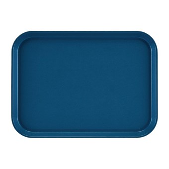 Plateau rectangulaire antidérapant en fibre de verre Cambro EpicTread bleu 350 mm