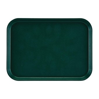 Plateau antidérapant rectangulaire en fibre de verre Cambro EpicTread vert 415 mm