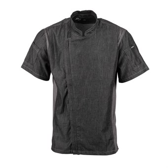 Veste de cuisine mixte denim à manches courtes Chef Works Urban Delancey