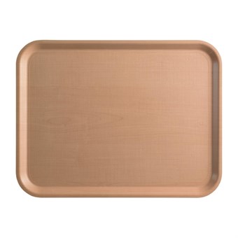 Plateau de service rectangulaires stratifié Mykonos Cambro bouleau